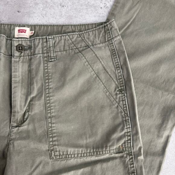 Levis carpenter pants army green womens size 28 - Picture 6 of 8